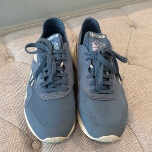 Reebok Navy and Cream Women's Sneakers